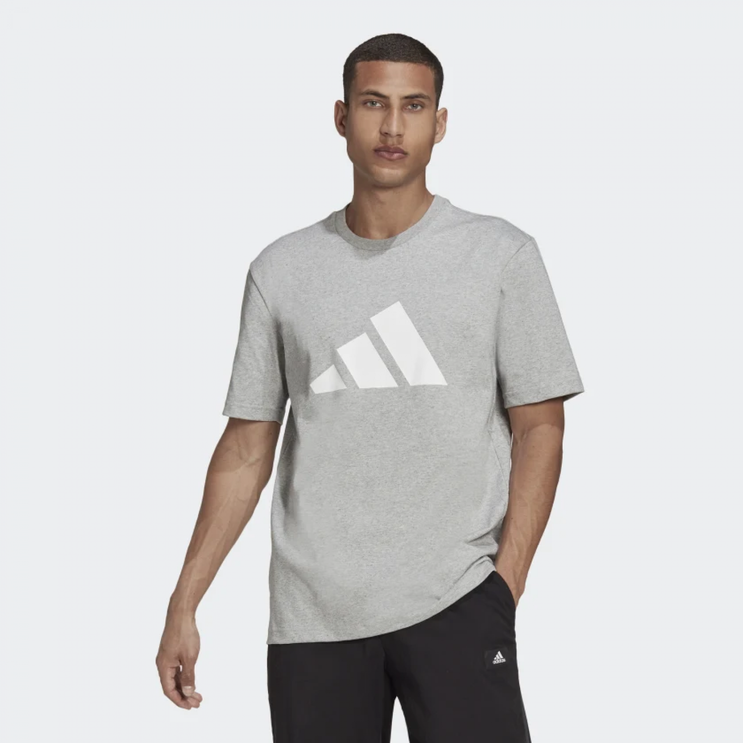 5540 - Adidas Grey Tshirt 3-Stripes | Item Details - Easy Sole